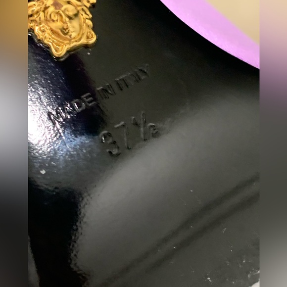 Versace Frame Slingback Sandal Size 37.5 - Picture 9 of 12